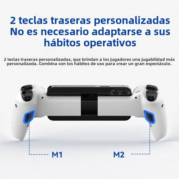 D9 Svart Trådlös Bluetooth-spelkontroll för mobil, PC och surfplatta, Dubbla Hall-triggers, Kompatibel med Switch / PS3 / PS4