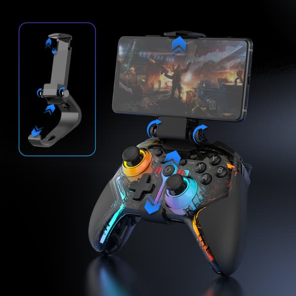 GM1 Stil USB Trådløs Spillkontroller Kompatibel med PC, Android TV og Switch-stil Konsoller