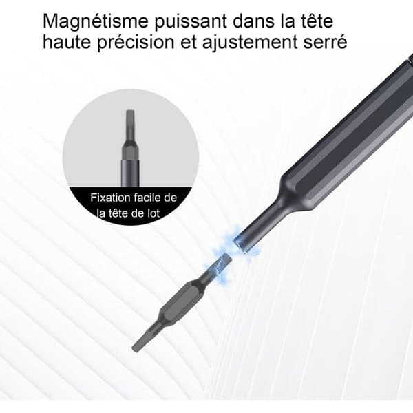 27 i 1 precisionsskruvmejsel, 27 S2 stål magnetiska bits, elektronikreparation