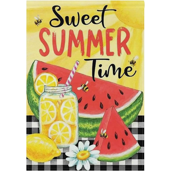 Hyvää Joulua Puu Punainen Puutarhalippu Talvi Lumikiteet Kaksipuoliset Liput 12\" x 18\", Joulu Maalaismainen Talvi Lumi Loma Uusivuosi Pieni Puutarhalippu Banneri Summer Time