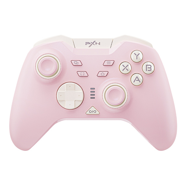 Pink Bluetooth-spilcontroller med modtager, kompatibel med Switch, PC og Android-enheder, Hall Triggers