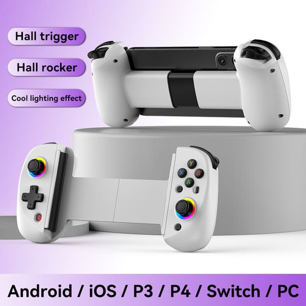 Trådløs laser-spilcontroller, kompatibel med iOS, Android, Switch og PS4-konsoller