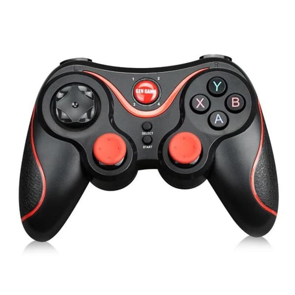 S3 Bluetooth Gamepad med modtager, trådløs controller kompatibel med Android, iOS, PC