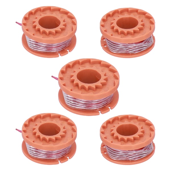 5 stk. græstrimmer spoleudskiftning til WORX WG150E WG151E WG154E WG155E WG157E WG160E WG163E