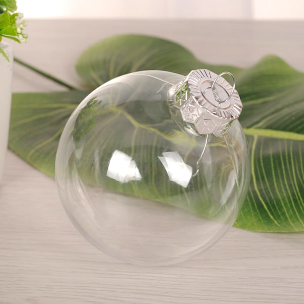 Akryl Julerkuler Transparent DIY Dekorasjoner som Sesongdekorasjoner 8cm A 8cm