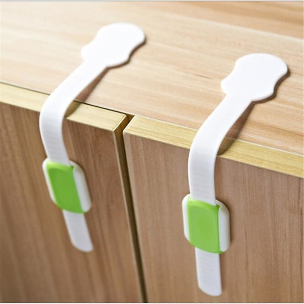 Child plastic safety lock protection Green