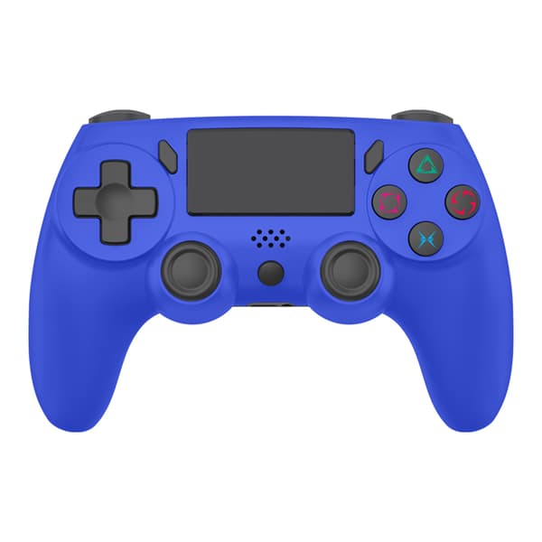 Sort Trådløs Bluetooth Gamepad Controller med Touchpad og Mikrofon Kompatibel med PS og PC, Seks Akser Dobbelt Vibration, Bluetooth 4.0
