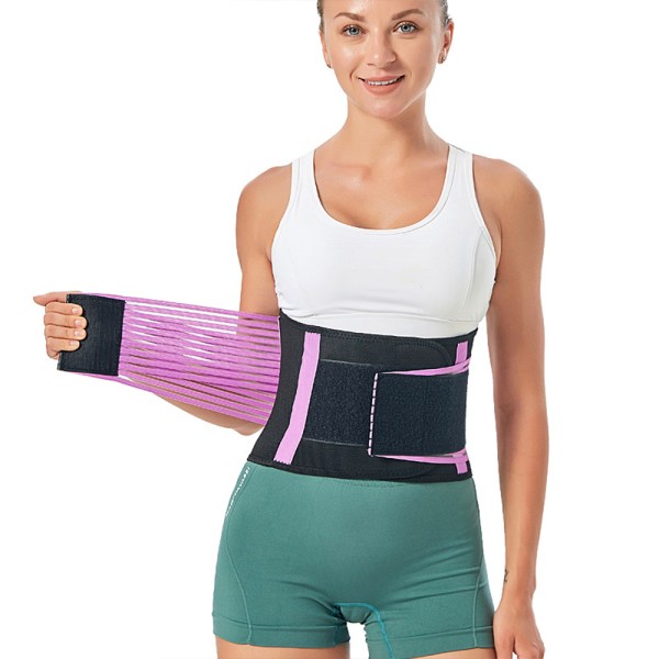 Kvinnor Waist Trainer Korsett Buken lim Body haper portbälte purple S