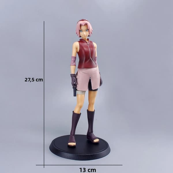 Animefigur-samling inspirert av Ninja Warrior-seriens karakterer, enkel PVC-samleleke-gave