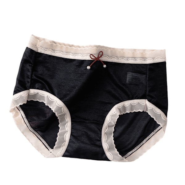 Sommar tunna och transparenta damtrosor, svalkande triangeltrosor, midjehöga, andningsbara, plus size, fyra stycken i ett set. M