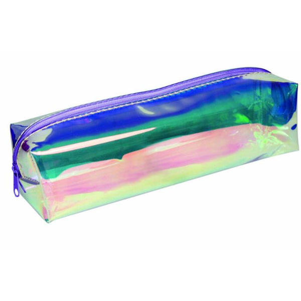 Pennfodral, skolstil, transparent, rektangulär, 21x6x5,5 cm, online.