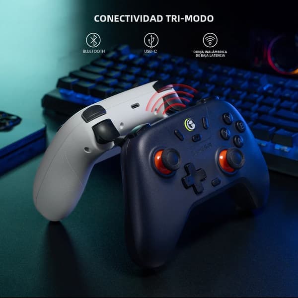 GST4NL001 2 GameSir Nova Lite Trådløs Bluetooth og Kablet Spilcontroller Kompatibel med Nintendo Switch, Android, iOS, PC og Steam