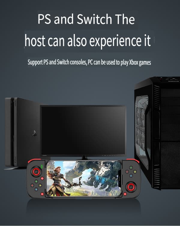 Grøn D3 Mobiltelefon, Bluetooth Trådløs Gamepad, Mobilspil Support, V3 Direkte Forbindelse til Android, iOS MFI Controller