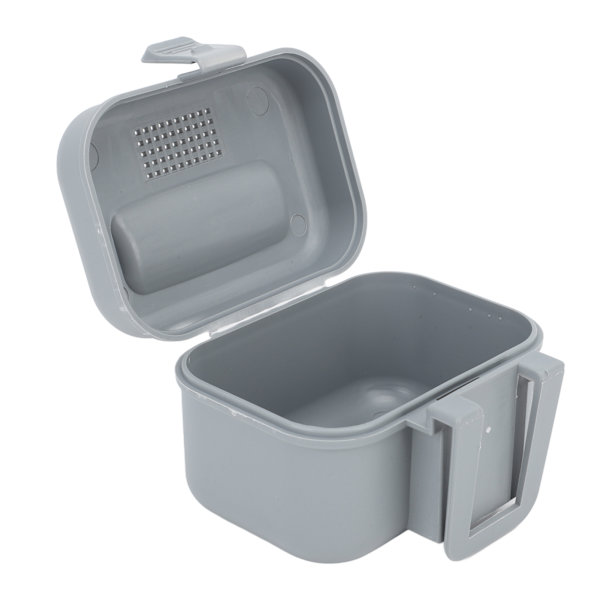 Fiske levande betebox plast vattentät mask bete rack värmebeständig levande bete fiskeutrustning tillbehör låda grå S gray S