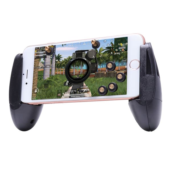 Mini Metal Controller, Kompatibel med PUBG Mini Gamepad, Triggerknapper, Sigteanordning, Android, iPhone 7