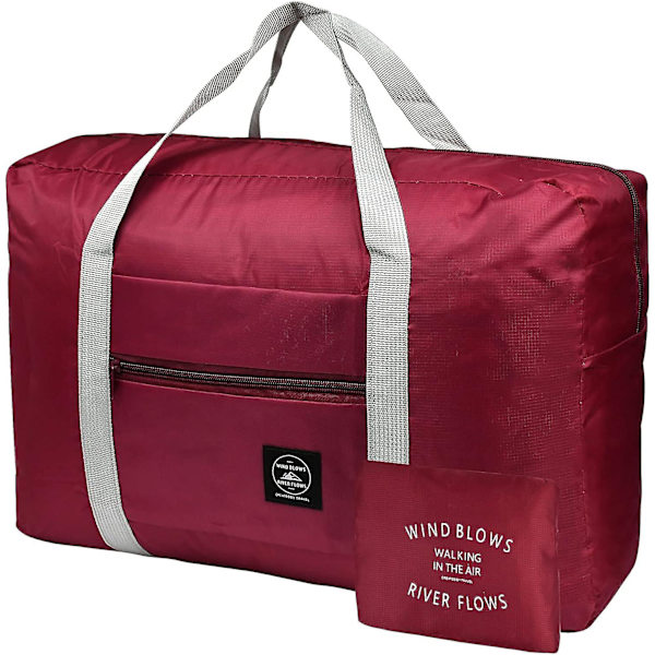 Stor Rejsetaske Duffel Tote Bag, Bærbar Foldbar Opbevaringspose Med, Rejsetaske Tøj Opbevaringspose, Vandafvisende Rejsetaske Tote Bære Ba