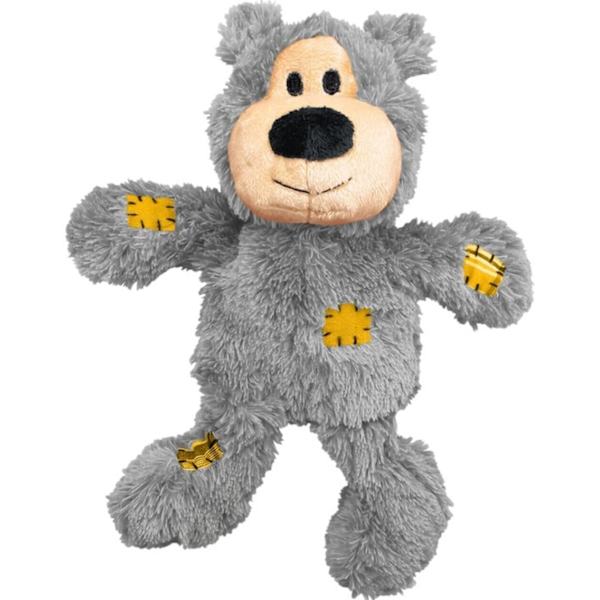 Wild Knots Bear - Inre Knuten Rep och Minimalt Fyll för Mindre Stök (Blandade Färger) - För Extra Stora Hundar XL