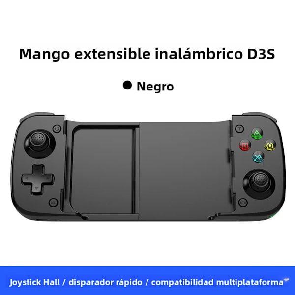 Blågrön Röd D3s Mobil Spelkontroll Kompatibel med Switch, Android, iOS, PC, Expanderbart Kontrollstöd, ZUIDID