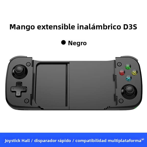Teal Rød D3s Mobil Spilcontroller Kompatibel med Switch, Android, iOS, PC, Udvidbar Controller Support, ZUIDID