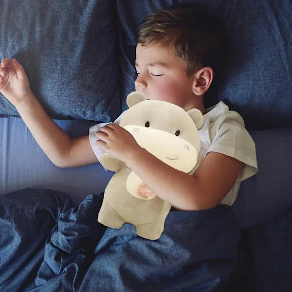 Plush Leksak Cartoon Hippo Fylld Djur Mjuk Leksak 23cm