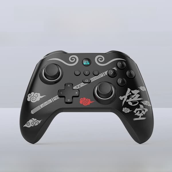 Sort Z03 Trådløs Spilcontroller Kompatibel med PS-stil Konsoller, Switch-stil, PC, iOS og Android