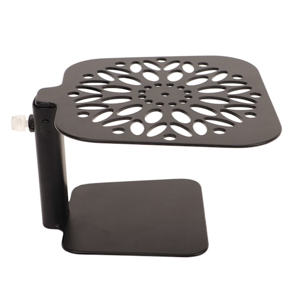 Kaffe vägning rack, justerbar höjd, vattentät kolstål skala stångskyddsställ, kaffemaskin, svart runt hål black round hole