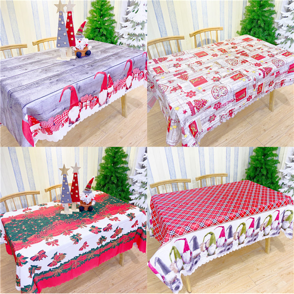 Juleduks, rektangulær juleduks 180x150cm B