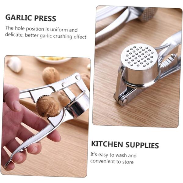 1 st Garlicpress Handrivare Vitlök Verktyg Hackad Vitlök Hacka Vitlökspress Vitlöksskalare Vitlökspress Vitlökhackare Krossare Hackad Vitlök