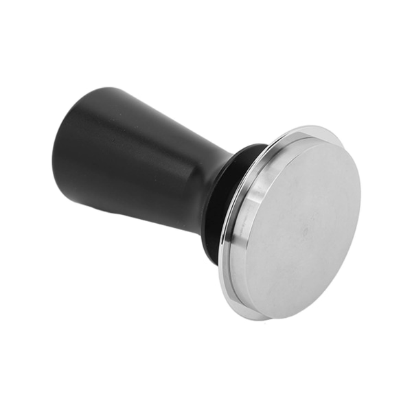 Rustfrit stål tryktamper Nem at bruge kaffemaskine tamper tilbehør til kaffe Sort 51mm Black 51mm