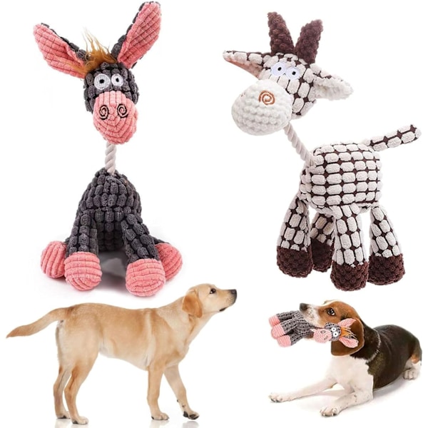 Shirem Bite Buddy, Shirem Bitebuddy Hundeleksak, Petsboro Bitebuddy Hundeleksak, Bite Buddy Hundeleksak, Bitebuddy Tuggleksak för Hundar, Petsrook Premium Plyschleksak D White+Grey
