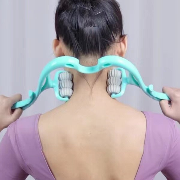 Håndholdt nakkemassager til nakke, skuldre og triggerpunkter blue 1pcs