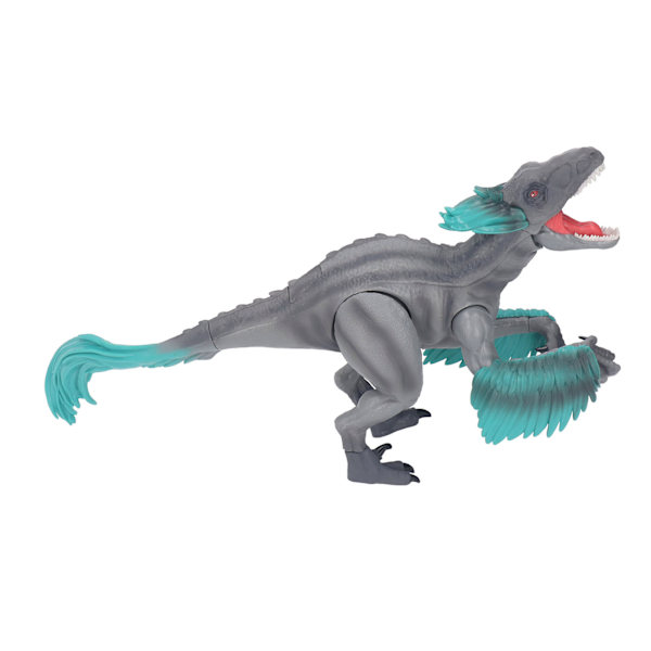 Simuloitu dinosauruslelu muovinen fireraptor sähköinen ääni nukke sopii pojille lahja koristeet tyyli 3 Style3