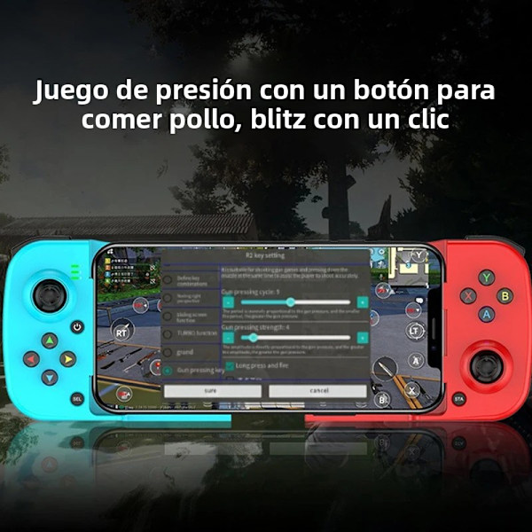 Svart Gamepad D3 BT 5.0 Mobil Kontroller Kompatibel med Android/iOS/Hongmeng Stöder Expanderbara Spelkontroller