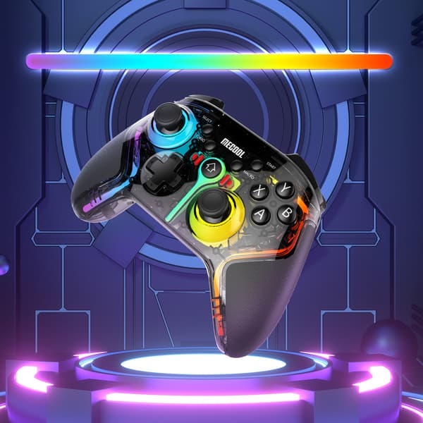 GM1 Style USB Trådløs Gamepad Kompatibel med PC, Android TV og Switch Style Konsoller