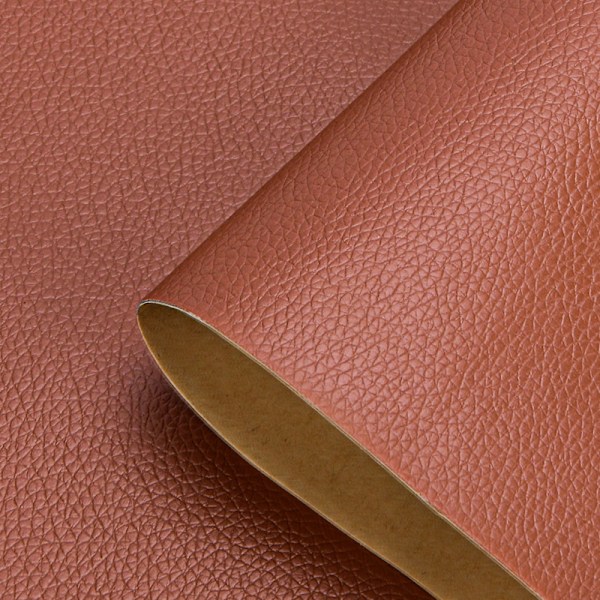 Premium Tjockt Självhäftande Läderlapp för Soffa, Bilinredning Reparation - 25*30cm, Perfekt för att Återställa Säten och Imitera Läder med Hög Kvalitet Light Brown