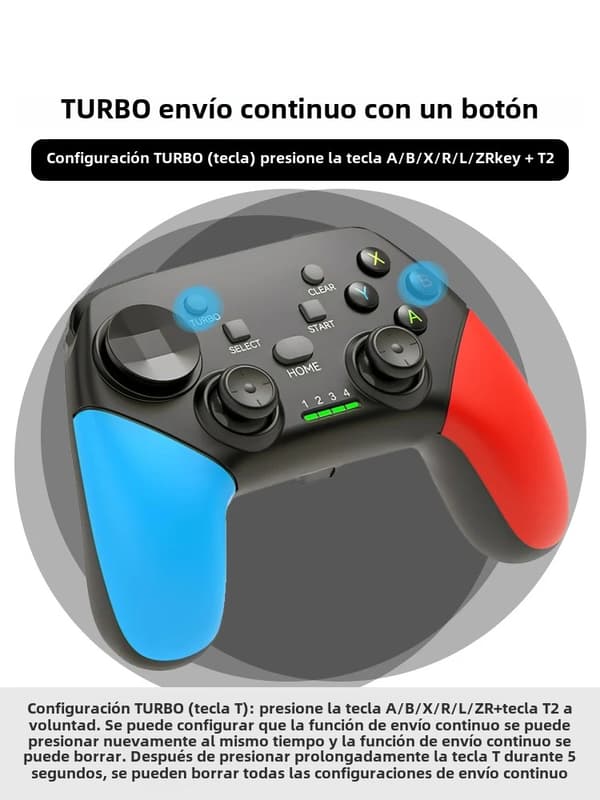 Helt hvid VILCORN Bluetooth Gamepad Kompatibel med Android til spilstyring som Minecraft, Genshin, PUBG, PPSSPP Trådløs og kablet controller