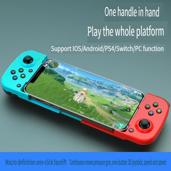 Grøn D3 Mobiltelefon, Bluetooth Trådløs Gamepad, Mobilspil Support, V3 Direkte Forbindelse til Android, iOS MFI Controller