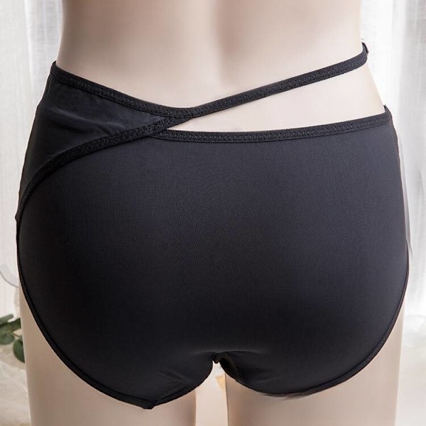Kaksi kappaletta, suuret, viileät ja seksikkäät, läpinäkyvät, kevyet, hengittävät, muodikkaat, rennot naisten alusvaatteet 2XL