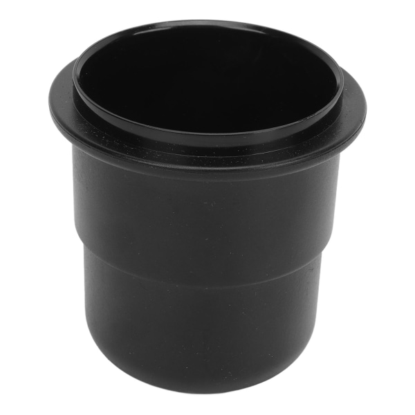 Pulveruppsamlingskopp, kaffepulverläckagesäker pulveruppsamlingsanordning 58 mm, kaffekvarn, fallande pulverkopp, anti-flygande pulver svart 58 mm