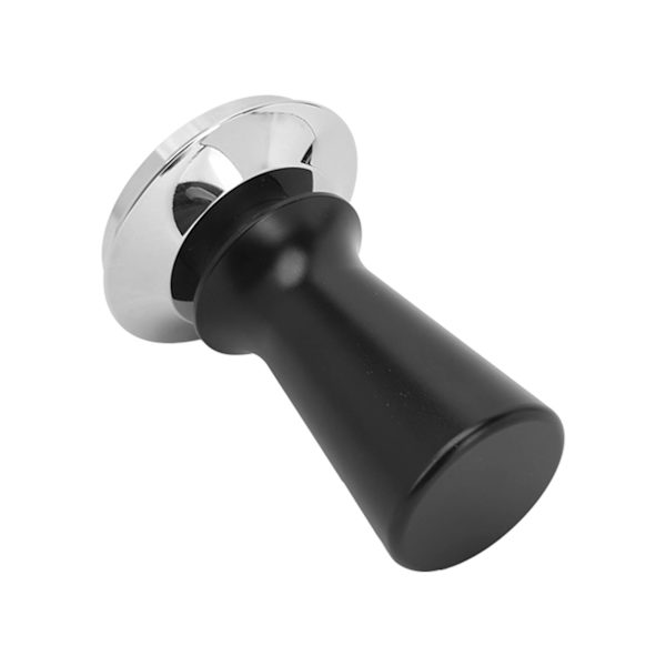 Rostfritt stål trycktamper Lättanvänd kaffemaskin tamper tillbehör för kaffe Svart 53mm Black 53mm