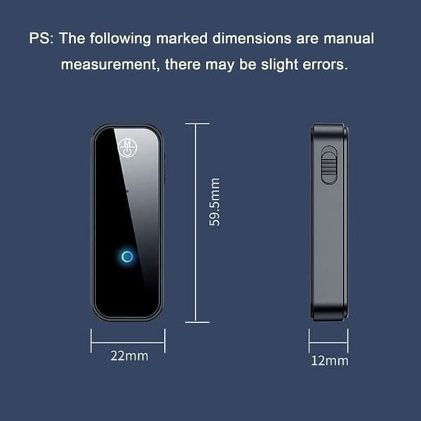 Bluetooth 5.0-adapter sender mottaker 2-i-1 trådløs lyddongle stabil tilkobling