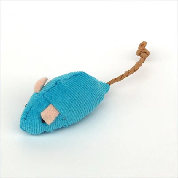 1 kpl keinotettu hiiri luova uusi lemmikkieläintarvikkeet kissan lelut pehmolelut sininen vaaleanpunainen 12*3cm blue-pink