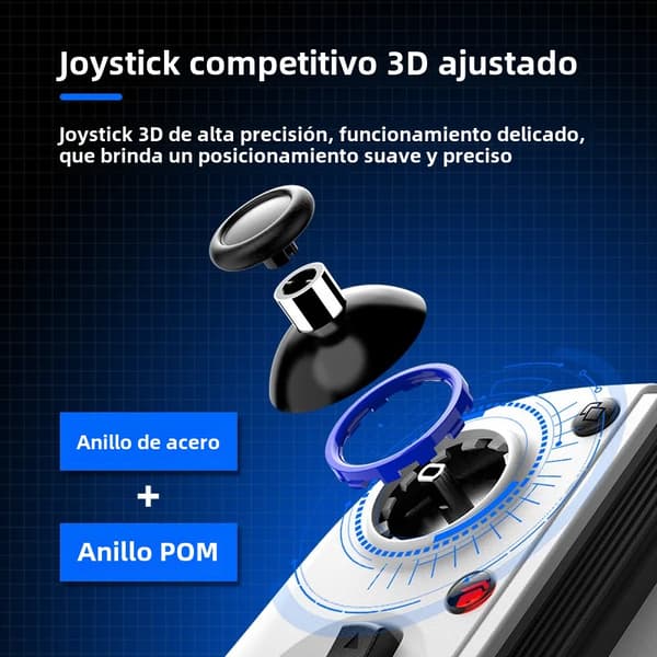 Sort D11 Trådløs Bluetooth Spilcontroller Kompatibel med Switch, Android, iOS, PS Konsoller og Tablet