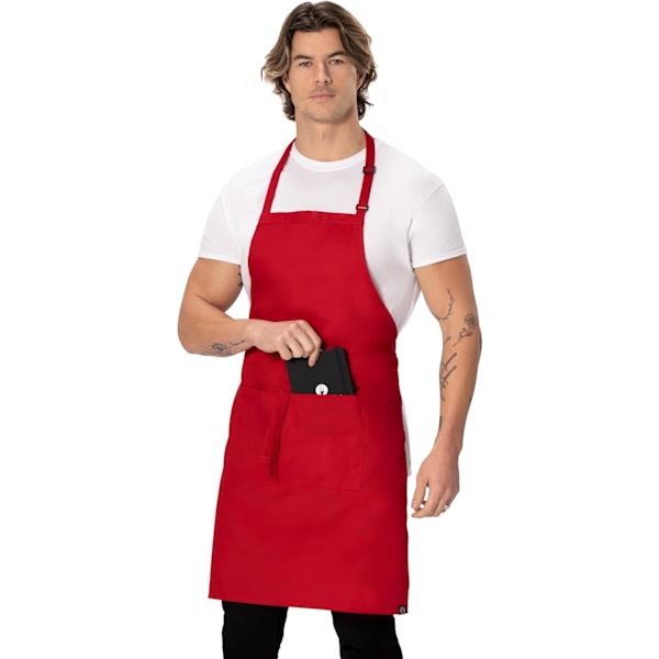 Chef Works Unisex Köksförkläde för Slakt Red