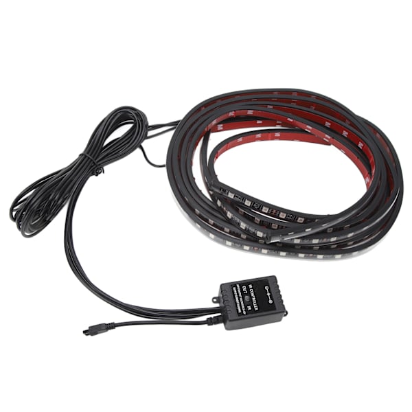 Bil LED Chassis Ambient Light Kit Farverig Stemmestyring med Bluetooth APP og Fjernbetjening Dekorative Lys