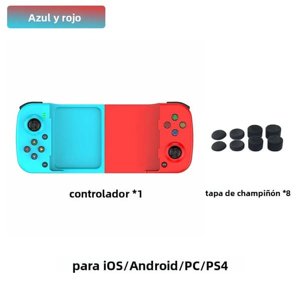Grøn Stretchbar Mobil Gamepad til Android og iOS, Bluetooth Controller Kompatibel med Switch-spil