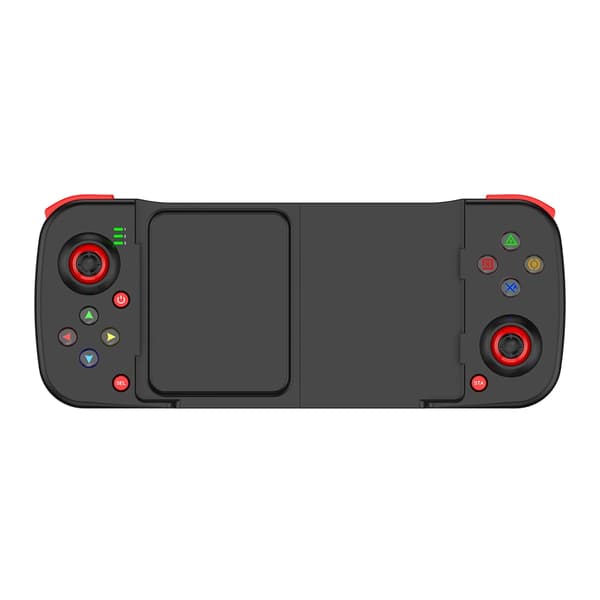 Blå 3D Mobil Spillkontroller, Bluetooth 5.0 Joystick, Kompatibel med iOS og Android, Utrekkbar Gamepad