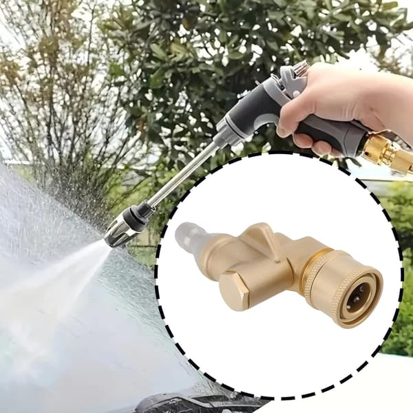 Mässingsmunstycksadapter för högtryckstvätt, 11,8 till 12 mm anslutning