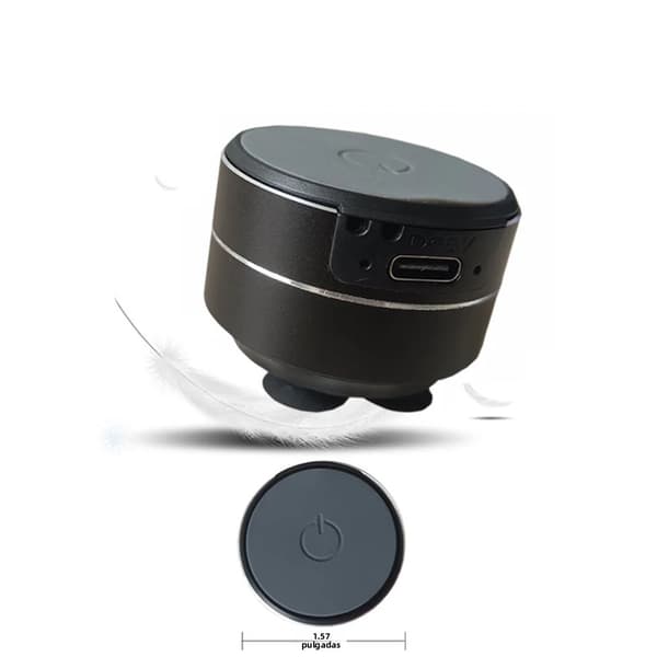 Sort, mini TWS knoglelednings-Bluetooth-højttaler – bærbart design, HiFi-stereolyd, metalkabinet, ultra-lang batterilevetid.