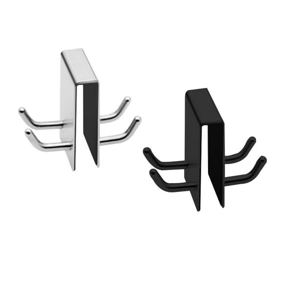 2 KPL Suihkukoukku ja pyyheklipsi, pyyhekoukku ei porausta kylpyhuoneen pyyheteline seinäkoukku suihkukaappi ruostumaton teräs